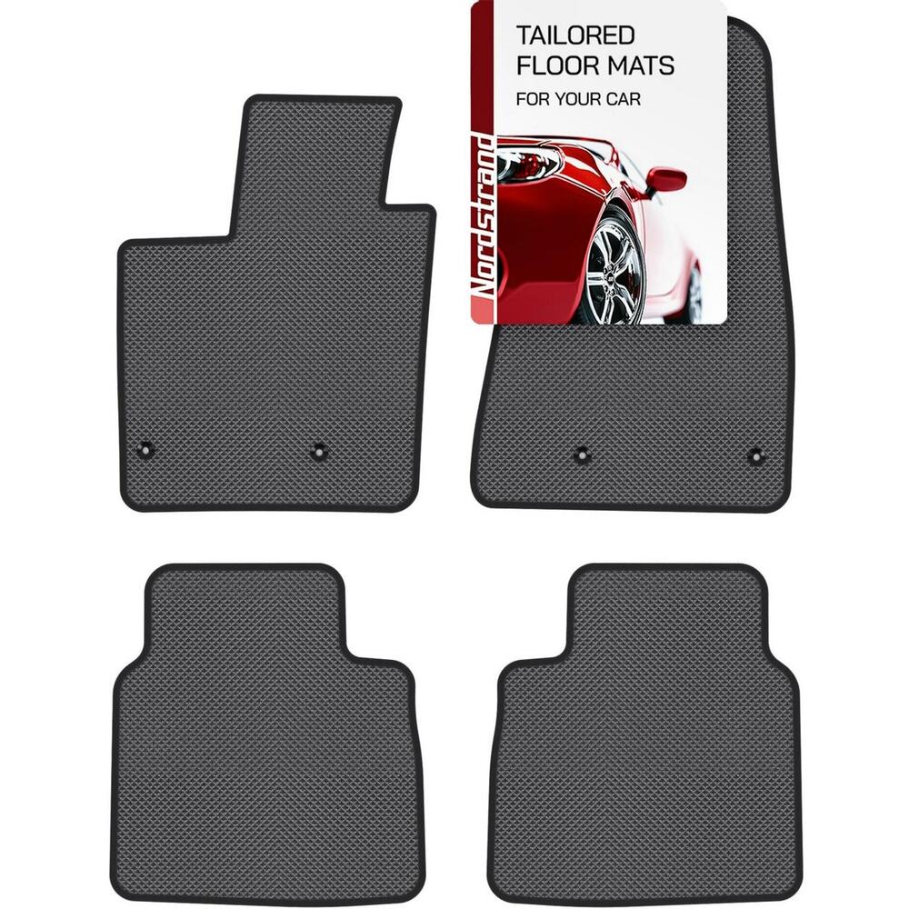 Nissan Rogue Floor Mats 2021-2025 Front & 2nd Row Set of 4 All Weather
